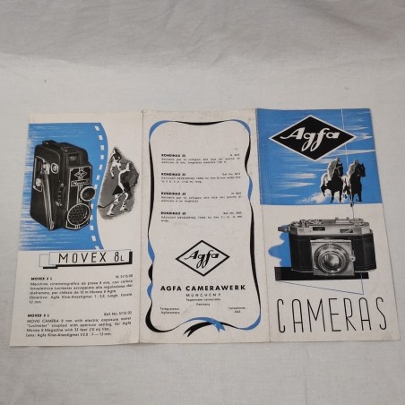 Opuscolo AGFA macchine fotografiche anni 50