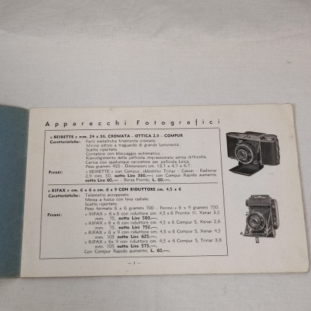 E.W. LOHOFENER catalogo confidenziale rivenditori 1940