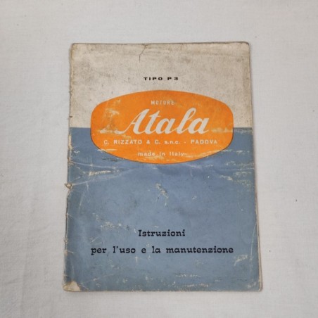 Motore Atala tipo P3 libretto istruzioni per l'uso e la manutenzione