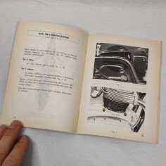 GILERA Extra libretto motociclo libretto uso manutenzione originale ano 1960 2