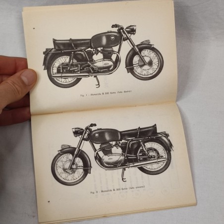 GILERA Extra libretto motociclo libretto uso manutenzione originale ano 1960