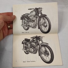 Moto Morini libretto istruzioni Mod. 175 cc Gran Turismo 2