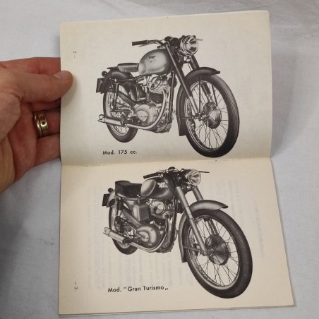 Moto Morini libretto istruzioni Mod. 175 cc Gran Turismo