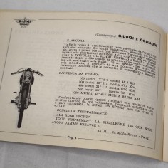 RUMI libretto uso manutenzione motoleggera 125 cc SPORT 2