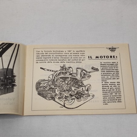 RUMI libretto uso manutenzione motoleggera 125 cc SPORT