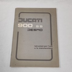 DUCATI 900 ss Desmo Istruzioni per l'uso e la manutenzione 72 pagine