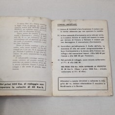 Motori Morini Franco libretto istruzioni per motore mod. SA 48 cc 2 tempi 2