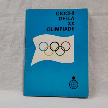 Giochi della XX Olimpiade Monaco 1972 opuscolo calendario gare