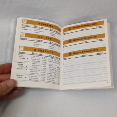 Giochi della XX Olimpiade Monaco 1972 opuscolo calendario gare 2