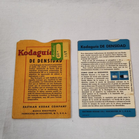 KODAK Calcolatore tempi esposizione istruzioni in spagnolo 8x12 cm
