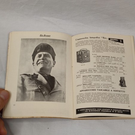 Libretto guida fotografica Foto Brenner Roma 1937-1938 XVI 2° ed.