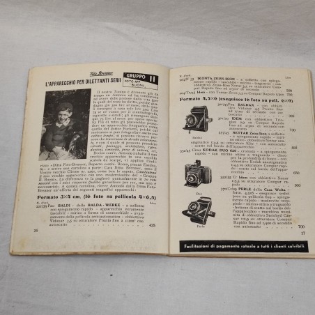 Libretto guida fotografica Foto Brenner Roma 1937-1938 XVI 2° ed.