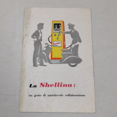 La shellina opuscolo promozionale sulla miscela che vi da le ali 1951 2
