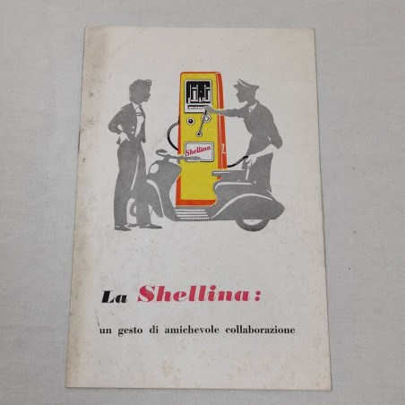 La shellina opuscolo promozionale sulla miscela che vi da le ali 1951