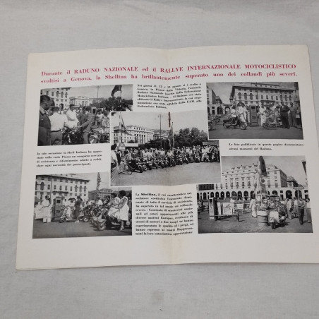 La shellina opuscolo promozionale sulla miscela che vi da le ali 1951