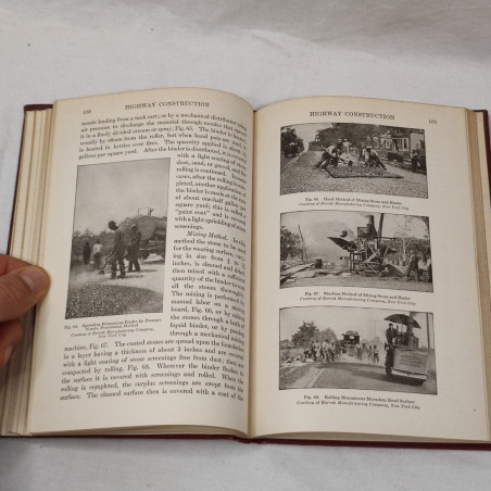 Modern Road Contruction - Byrne - Libro anno 1917 testo in inglese