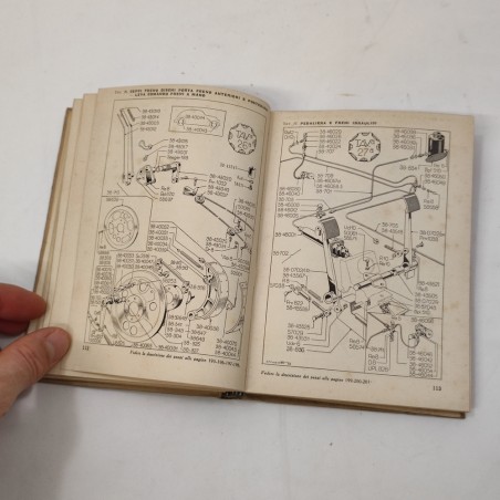 Lancia Aprilia manuale istruzioni e catalogo pezzi di ricambio 1938 - Originale