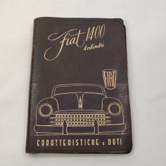 Manuale Fiat 1400 4 cilindri caratteristiche e dati 1950