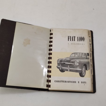 Manuale Fiat 1400 4 cilindri caratteristiche e dati 1950
