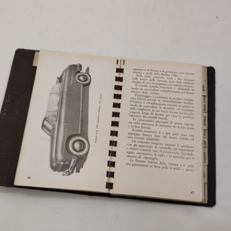 Manuale Fiat 1400 4 cilindri caratteristiche e dati 1950