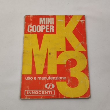 Innocenti Mini Cooper MK3 libretto uso manutenzione 1971
