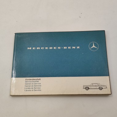 Mercedes Benz Kundendienstheft Sevice Book carnet di servizio con tagliandi