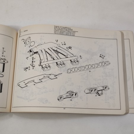 Catalogo parti rdi ricambio Mercedes Benz Type 250 Sl 280 SL Catalog B 1968