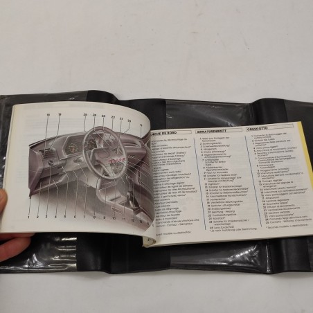 Libretto uso manutenzione Peugeot 205 in francese con custodia