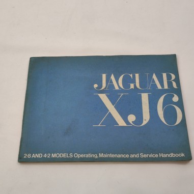 Maintenance and Service Handbook Jaguar X16 2.8 & 4.2 Models