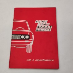 Fiat 124 Sport coupè libretto uso mantenzione 1970 buono