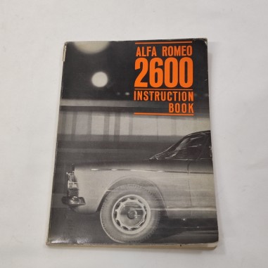 Alfa Romeo 2600 Instruction book year 1963