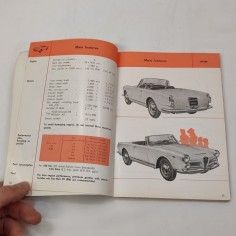 Alfa Romeo 2600 Instruction book year 1963 2