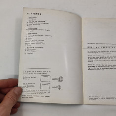 Alfa Romeo Spider 1300 Junior instruction book 1968 2