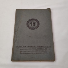 Fiat Catalogo parti di ricambio Chassis mod. 525S & 525N anno 1929