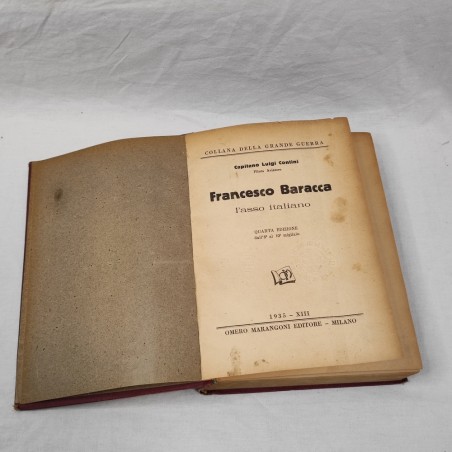 Francesco Baracca l'asso Italiano 4° ed. 1935 Cap. Luigi Contini