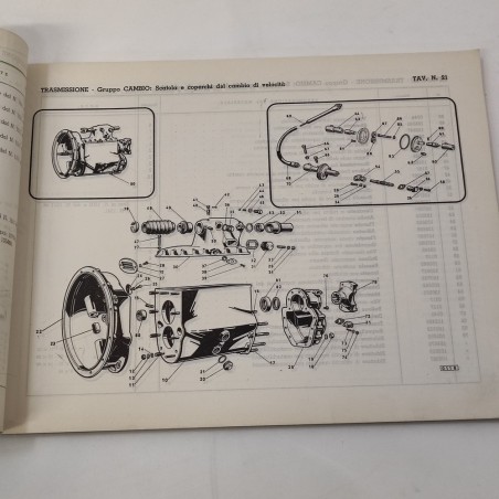 OM ORIONE Autocarro 400 Autobus 580 catalogo parti di ricambio originale