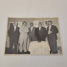 GINO BARTALI fotografia originale formato 17x24 con altre persone