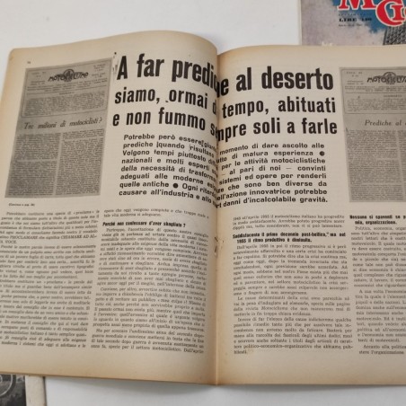 Lotto di 3 riviste MOTOCICLISMO 1950 1956 e 1957