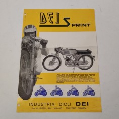 Industria cicli DEI SPRINT brochure uniface buone condizioni