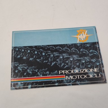 MV AGUSTA brochure catalogo prodotti anni 60