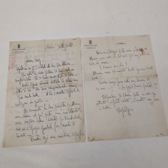 Lettera personale dirigente FIAT anno 1947