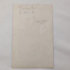 EDOARDO TONIOLO cartolina con autografo originale 1960 2