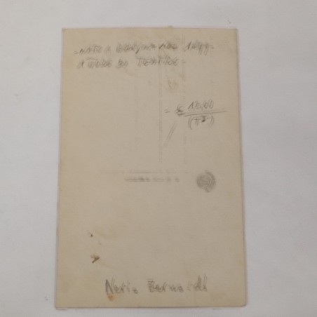 NERIO BERNARDI cartolina con autografo originale