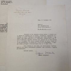 DAGMAR LASSANDER contratto cinematografico firmato + altre lettere 2