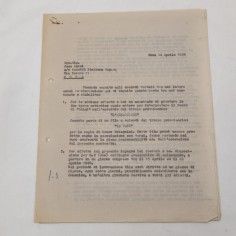 JEAN SOREL autografo su contratto cinematografico film LE FATE 1966