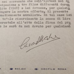 GERMAN COBOS autografo su cntratto cinematografico anno 1968 2