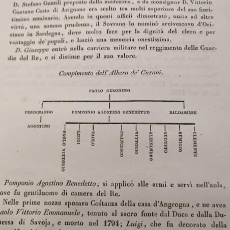 Dispensa Famiglie Nobili della Monarchia dei Savoia Narrazioni Vol I