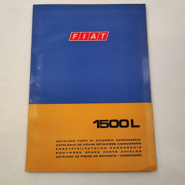 FIAT 1500 L catalogo parti di ricambio carrozzeria 1968
