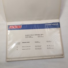 FIAT 1500 L catalogo parti di ricambio carrozzeria 1968 2