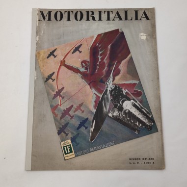 Rivista Motoritalia Giugno 1941 XIX restauri in IV di copertina